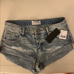 One Teaspoon Denim Shorts